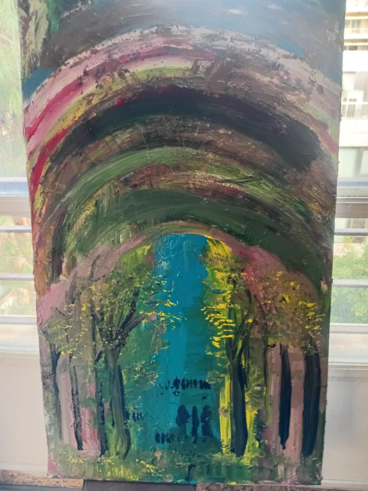 to heaven and back (105x60 cm)