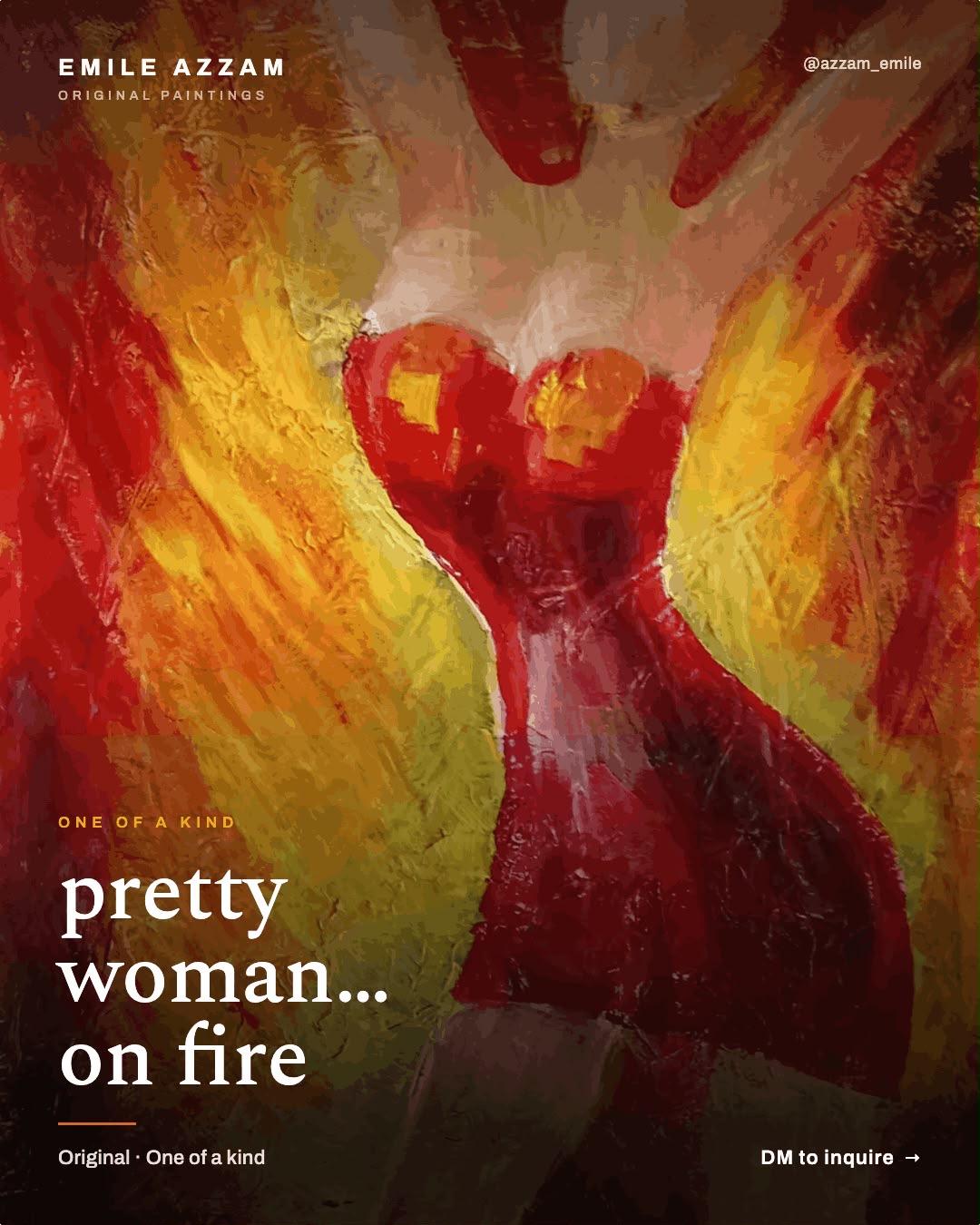 pretty woman... on fire... / Alice in WonderLand....